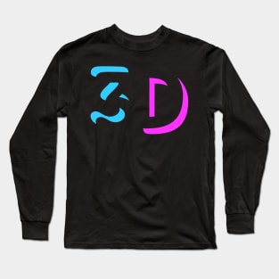 3D Long Sleeve T-Shirt